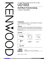 Kenwood A-F5 Instruction Manual preview