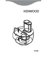 Предварительный просмотр 1 страницы Kenwood A980 User Manual