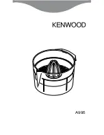 Kenwood A995 Manual preview