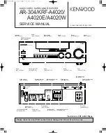 Kenwood AR-304 Service Manual preview