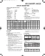 Preview for 3 page of Kenwood AR-304 Service Manual