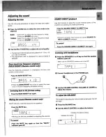 Предварительный просмотр 11 страницы Kenwood AR-404 Instruction Manual