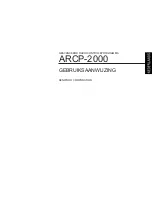 Предварительный просмотр 18 страницы Kenwood ARCP-2000 Instruction Manual