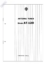 Kenwood AT-120 Operating Manual preview