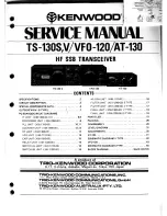 Preview for 1 page of Kenwood AT-130 Service Manual