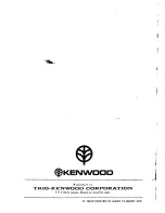 Предварительный просмотр 12 страницы Kenwood AT-200 Operating Manual