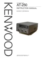 Kenwood AT-250 Instruction Manual preview