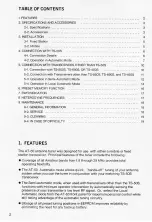 Preview for 2 page of Kenwood AT-50 Instruction Manual