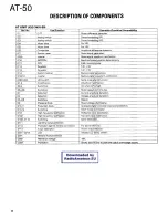 Предварительный просмотр 8 страницы Kenwood AT-50 Service Manual