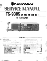 Предварительный просмотр 1 страницы Kenwood AT-930 Service Manual