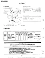 Предварительный просмотр 88 страницы Kenwood AT-930 Service Manual