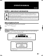 Preview for 2 page of Kenwood BD-7000 Instruction Manual