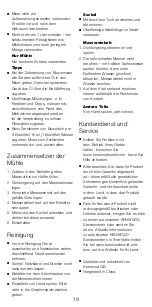 Preview for 19 page of Kenwood BL330 series Instructions Manual