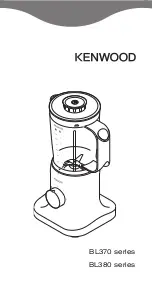 Kenwood BL370 series Manual предпросмотр