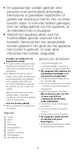 Предварительный просмотр 9 страницы Kenwood BL680 series Instructions Manual