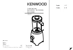 Предварительный просмотр 1 страницы Kenwood BLEND-X FRESH BLP401BK Instructions Manual