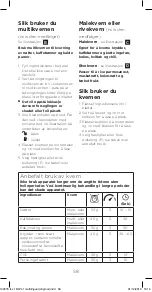 Предварительный просмотр 58 страницы Kenwood Blend-X Fresh BLP41.A0GO Instructions Manual