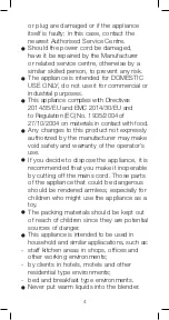 Preview for 4 page of Kenwood BLP15 Instructions Manual