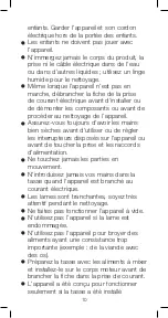 Preview for 10 page of Kenwood BLP15 Instructions Manual