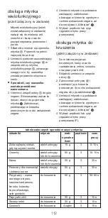 Предварительный просмотр 112 страницы Kenwood BLP30 Instructions Manual