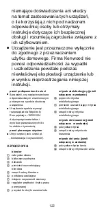 Предварительный просмотр 122 страницы Kenwood BLP40 Instructions Manual