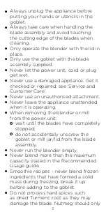 Preview for 3 page of Kenwood BLP41 Instructions Manual