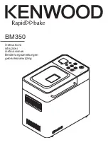 Kenwood BM350 Multilingual Instructions Manual preview