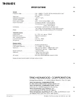 Предварительный просмотр 36 страницы Kenwood BT-2 Service Manual