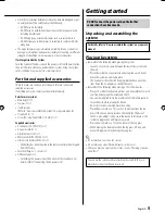 Предварительный просмотр 5 страницы Kenwood C-BX3 Instruction Manual