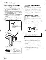 Предварительный просмотр 6 страницы Kenwood C-BX3 Instruction Manual