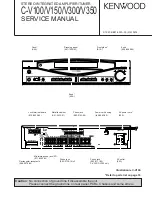 Kenwood C-V100 Service Manual предпросмотр