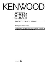 Kenwood C-V301 Instruction Manual предпросмотр