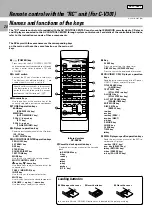 Предварительный просмотр 20 страницы Kenwood C-V301 Instruction Manual