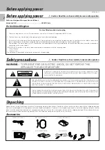 Предварительный просмотр 2 страницы Kenwood C-V750 Instruction Manual