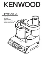 Kenwood CCL45 Instructions Manual preview