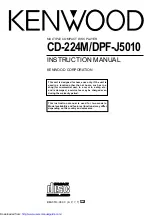 Kenwood CD-224M Instruction Manual preview