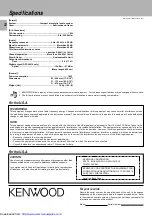 Preview for 32 page of Kenwood CD-224M Instruction Manual