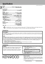 Preview for 32 page of Kenwood CD-2280M Instruction Manual