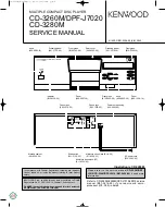 Kenwood CD-3260M Service Manual preview