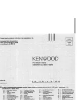 Preview for 27 page of Kenwood CD-403 Instruction Manual