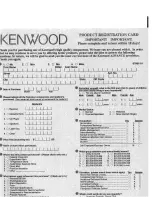 Preview for 28 page of Kenwood CD-403 Instruction Manual