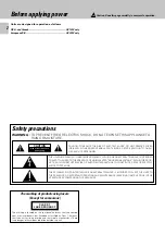 Предварительный просмотр 2 страницы Kenwood CD-423M Instruction Manual