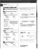 Предварительный просмотр 22 страницы Kenwood CD-424M Instruction Manual