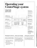 Preview for 9 page of Kenwood CenterStage Setting Up And Using