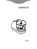 Preview for 2 page of Kenwood CH180 Instructions Manual