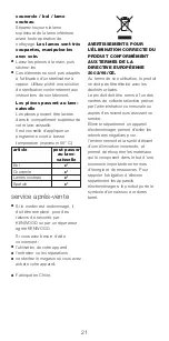 Preview for 21 page of Kenwood CH257 Instructions Manual