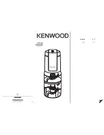 Предварительный просмотр 1 страницы Kenwood CH590 Instructions Manual