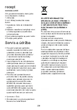 Предварительный просмотр 142 страницы Kenwood Chef KVC70 Instructions Manual