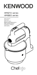 Kenwood Chefette HM670 series Instructions Manual preview