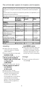 Preview for 8 page of Kenwood Chefette HM670 series Instructions Manual